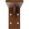 Ekena Millwork Embrey Steel Bracket, Hammered Copper 2"W x 6"D x 3 3/4"H BKTM02X06X03EBHCO - alternate 3